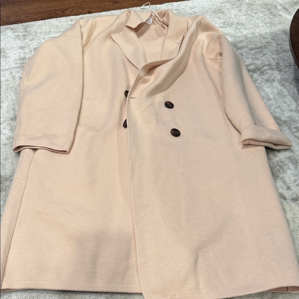 Bluivy Cream Trench Coat